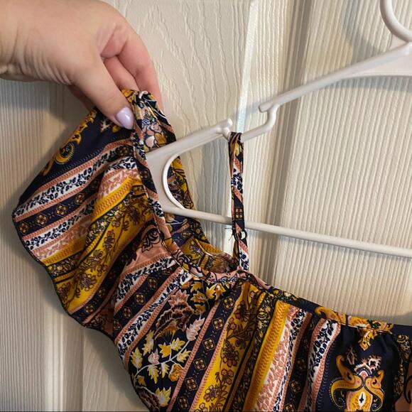 NWT Hint of Blush Asymmetrical Wrap Maxi Dress Size Small - Picture 5 of 16